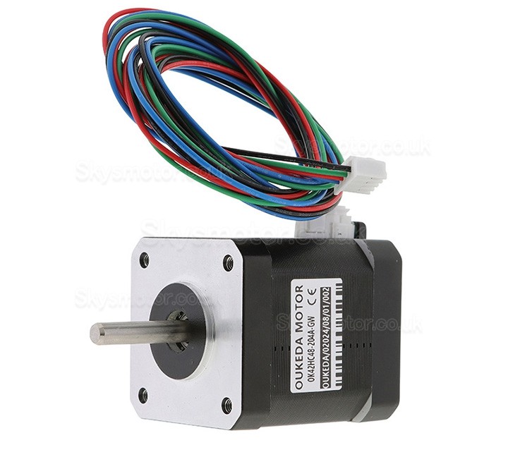 Oukeda Nema 17 High Temp Stepper Motor SMCU002907 1.8deg 60Ncm Insulation Class B 180C